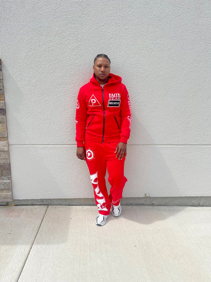Pinnacle Red Sweatpants
