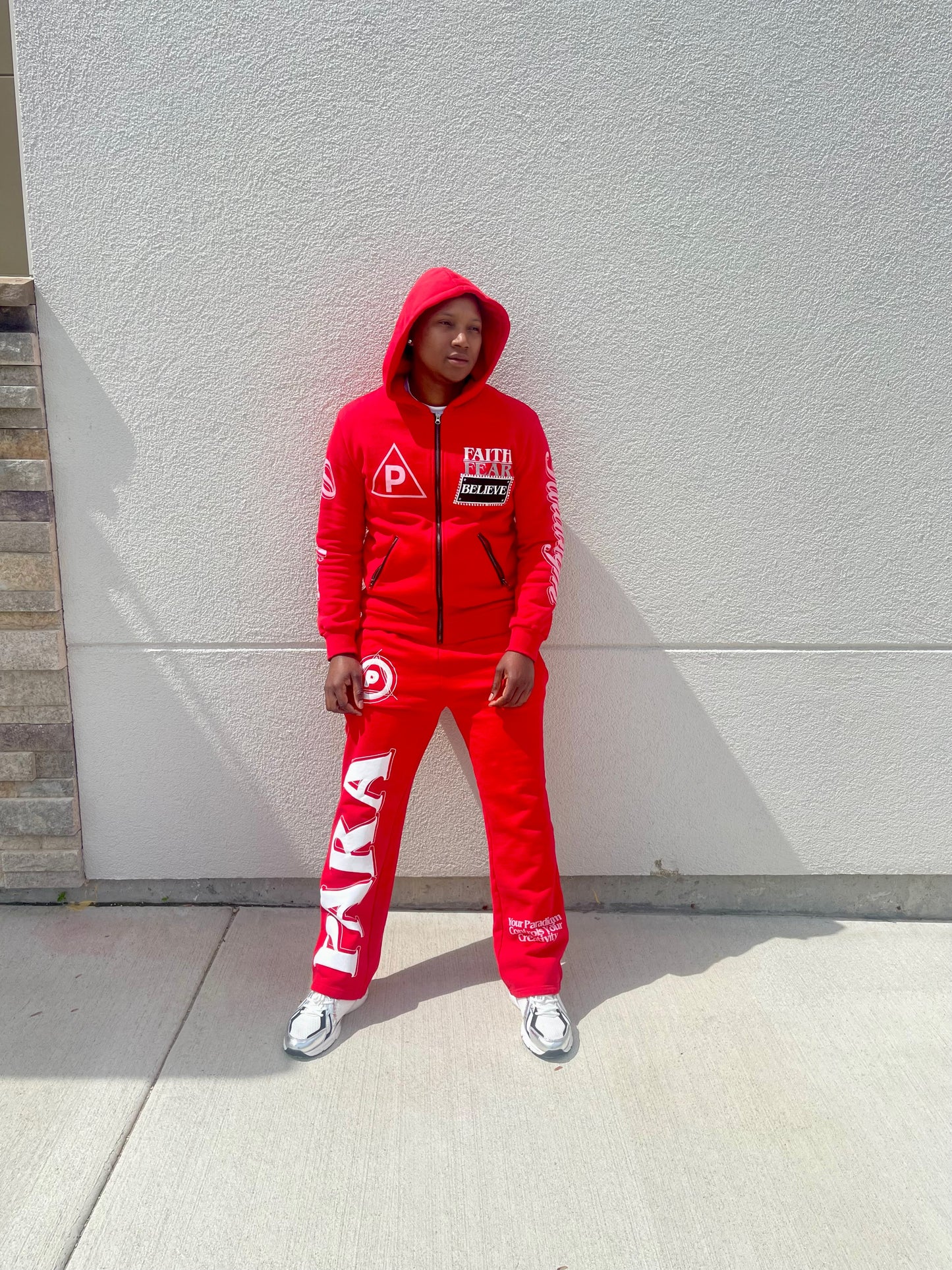 Pinnacle Red Zip Up