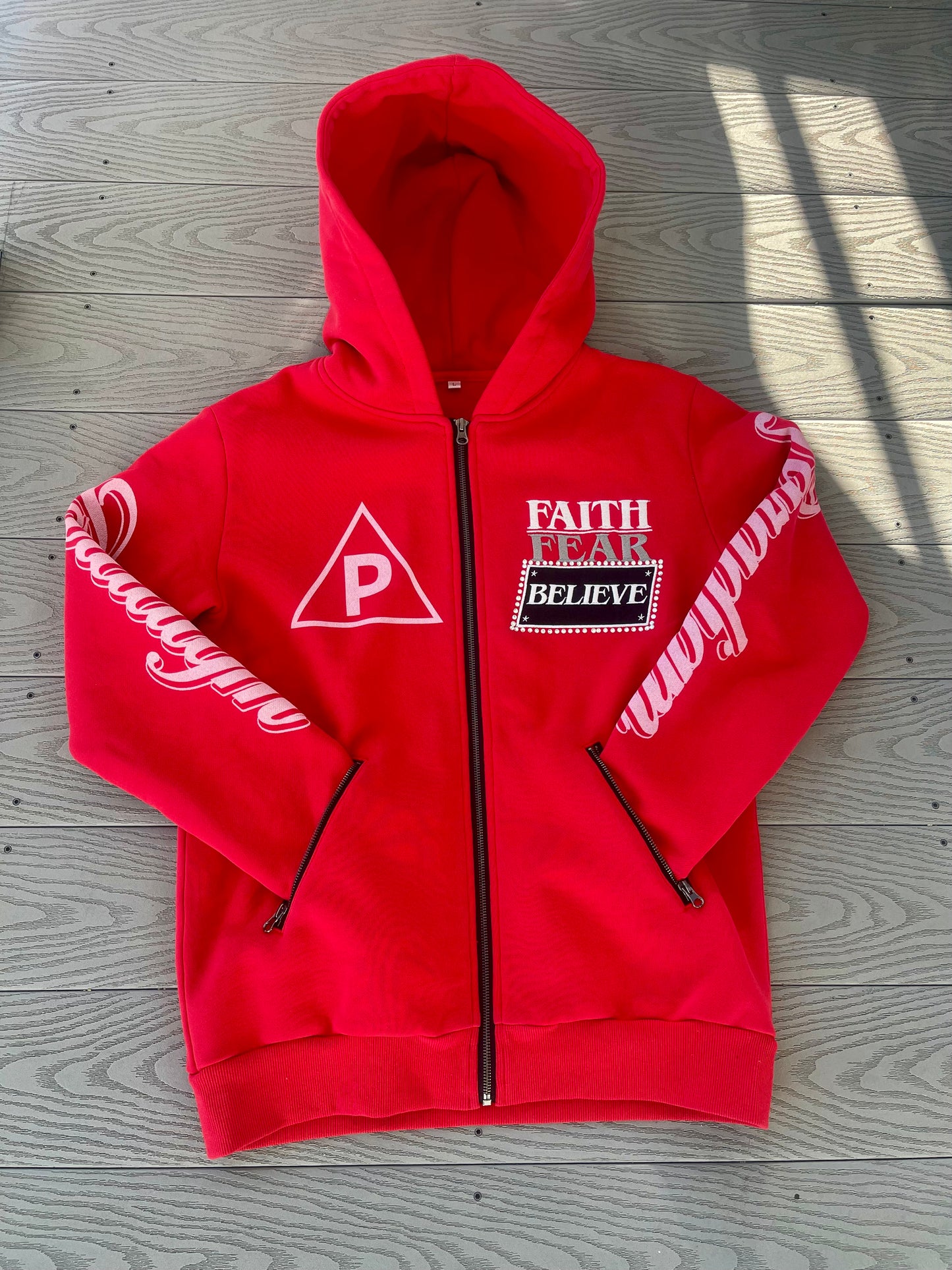 Pinnacle Red Zip Up