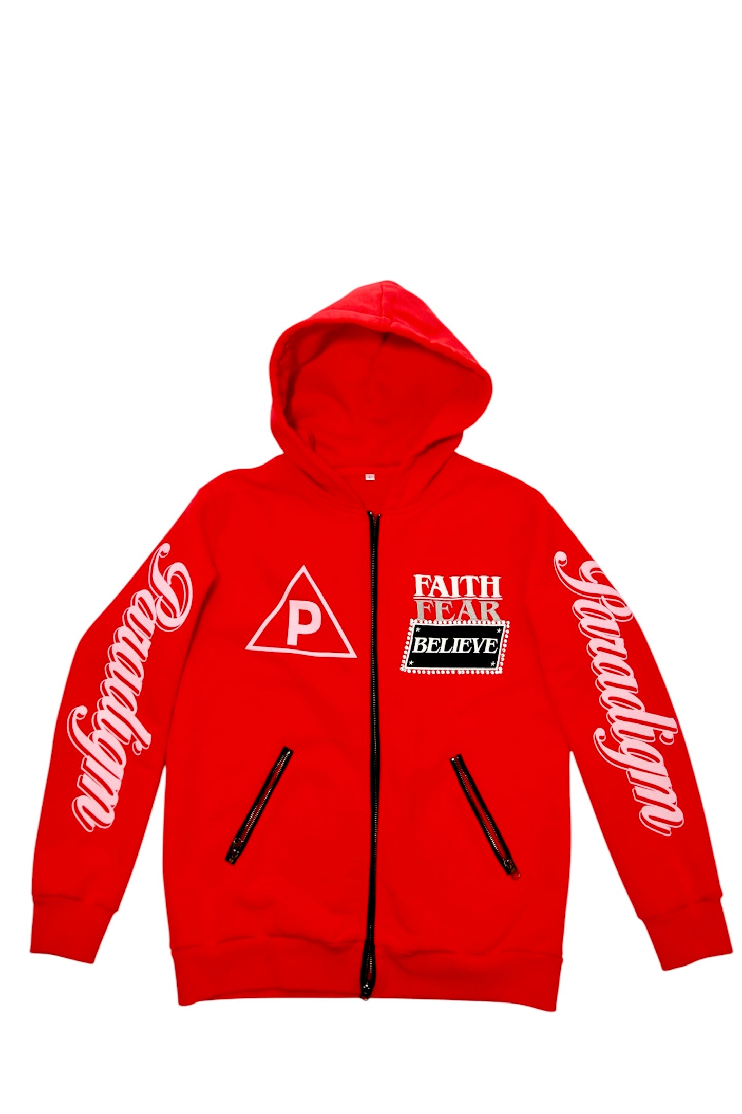 Pinnacle Red Zip Up
